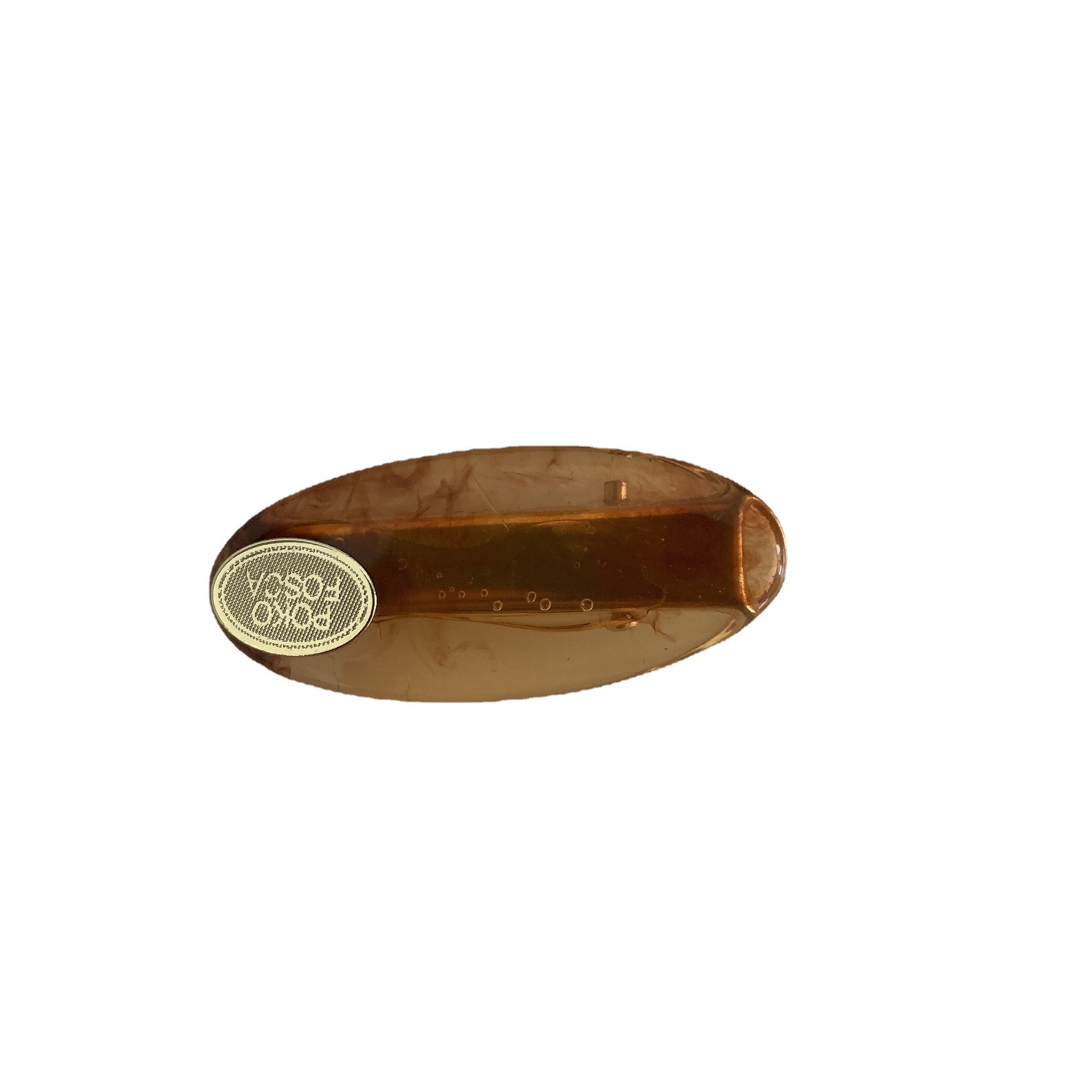 Wholesale Oval Amber Acetate Hair Clips